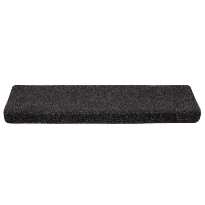 Stair Mats Self-adhesive 20 pcs 65x21x4 cm Black Rectangular Edge