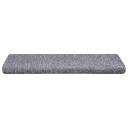 Stair Mats Self-adhesive 20 pcs 65x21x4 cm Light Grey Rectangular Edge