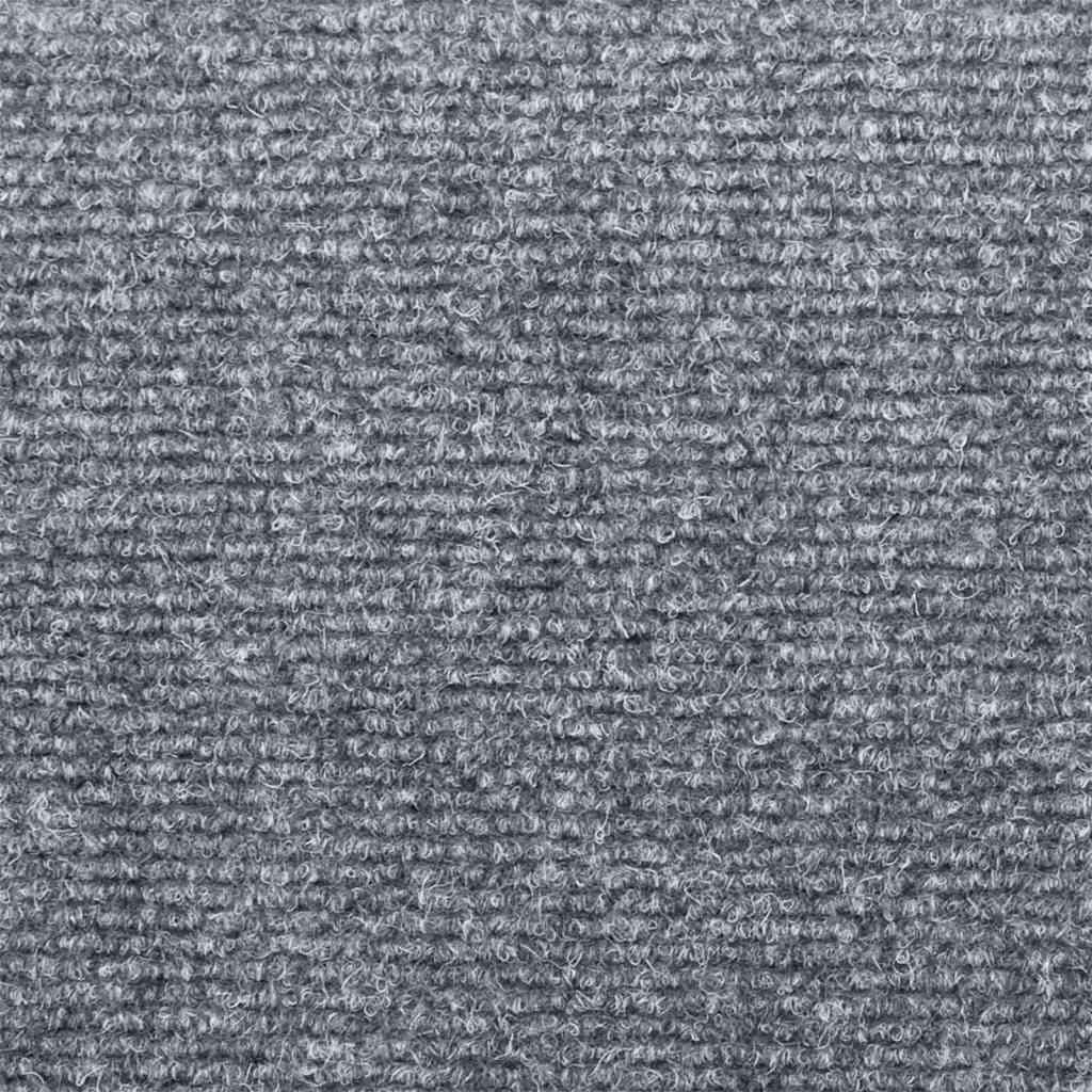 Stair Mats Self-adhesive 20 pcs 65x21x4 cm Light Grey Rectangular Edge