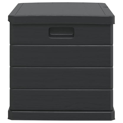 Garden Storage Box Anthracite 77.5 x 54.5 x 53 cm Plastic