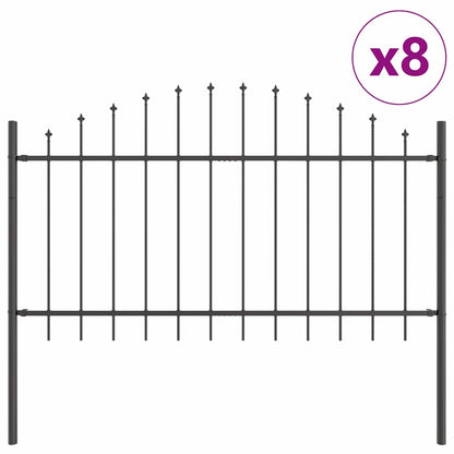 Garden Fence Grey 1360 x 100 cm
