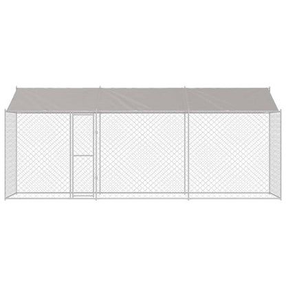 Dog Cage Silver 600 x 200 x 256 cm Galvanised Steel