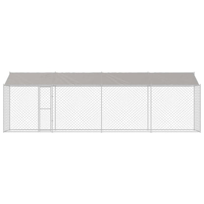 Dog Cage Silver 800 x 200 x 256 cm Galvanised Steel
