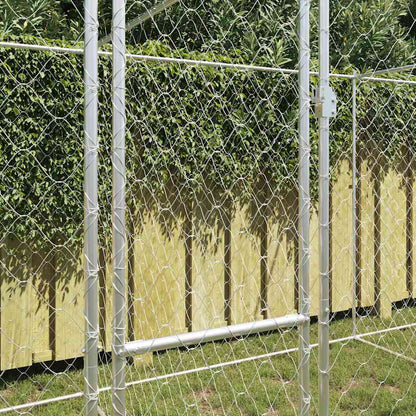 Dog Cage Silver 600 x 200 x 200 cm Galvanised Steel