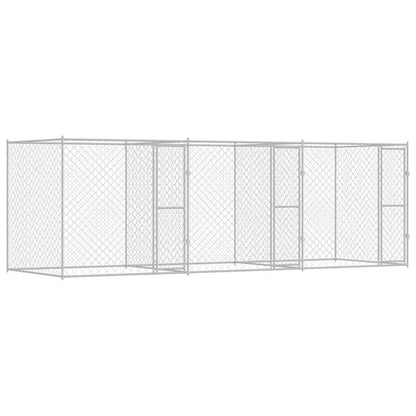Dog Cage Silver 600 x 200 x 200 cm Galvanised Steel