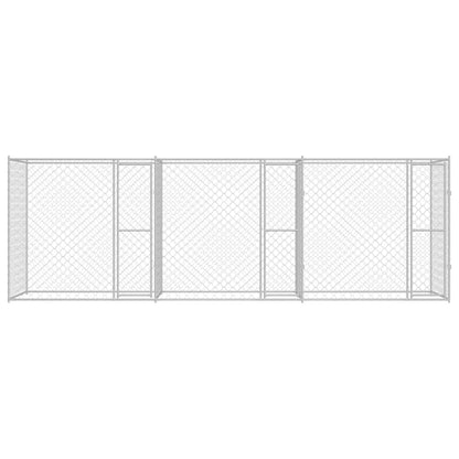 Dog Cage Silver 600 x 200 x 200 cm Galvanised Steel
