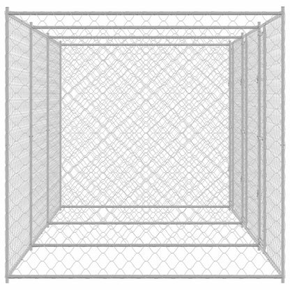 Dog Cage Silver 600 x 200 x 200 cm Galvanised Steel