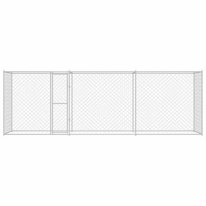 Dog Cage Silver 600 x 200 x 256 cm Galvanised Steel