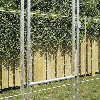 Dog Cage Silver 600 x 200 x 200 cm Galvanised Steel