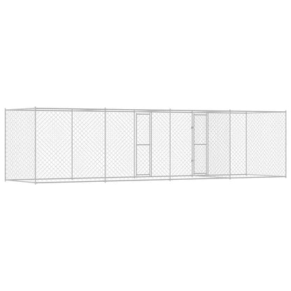 Dog Cage Silver 600 x 200 x 200 cm Galvanised Steel