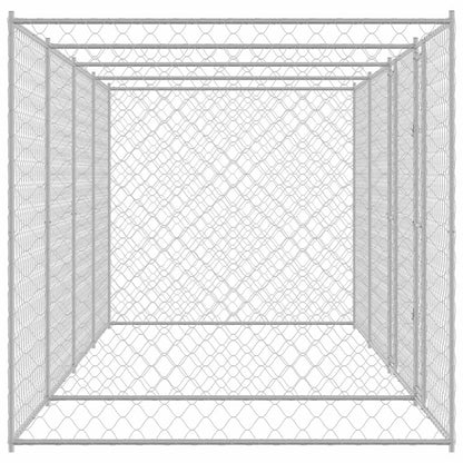 Dog Cage Silver 600 x 200 x 200 cm Galvanised Steel