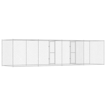 Dog Cage Silver 800 x 200 x 200 cm Galvanised Steel