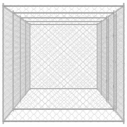 Dog Cage Silver 800 x 200 x 200 cm Galvanised Steel