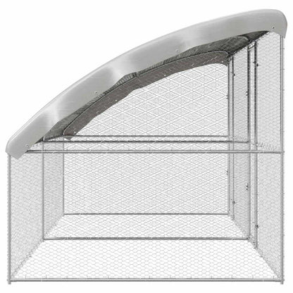 Chicken Cage Silver 400 x 200 x 198.5 cm Galvanised Steel