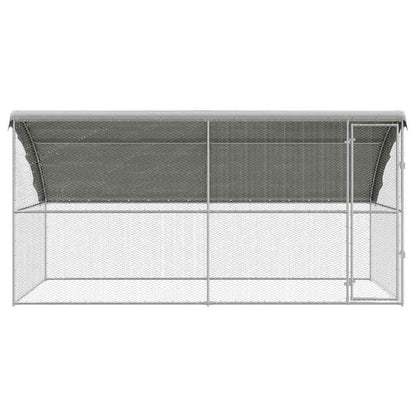 Chicken Cage Silver 400 x 200 x 198.5 cm Galvanised Steel