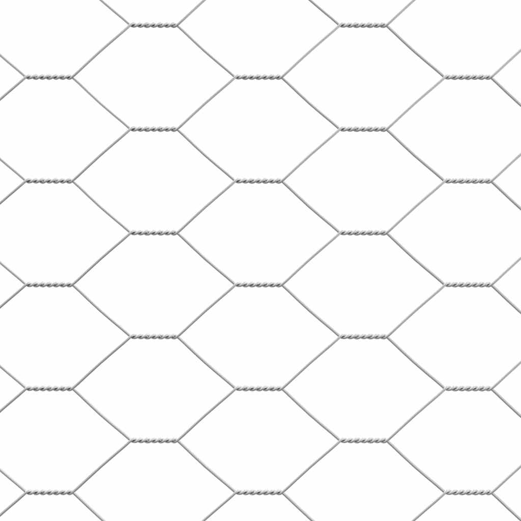 Chicken Cage Silver 600 x 200 x 198.5 cm Galvanised Steel