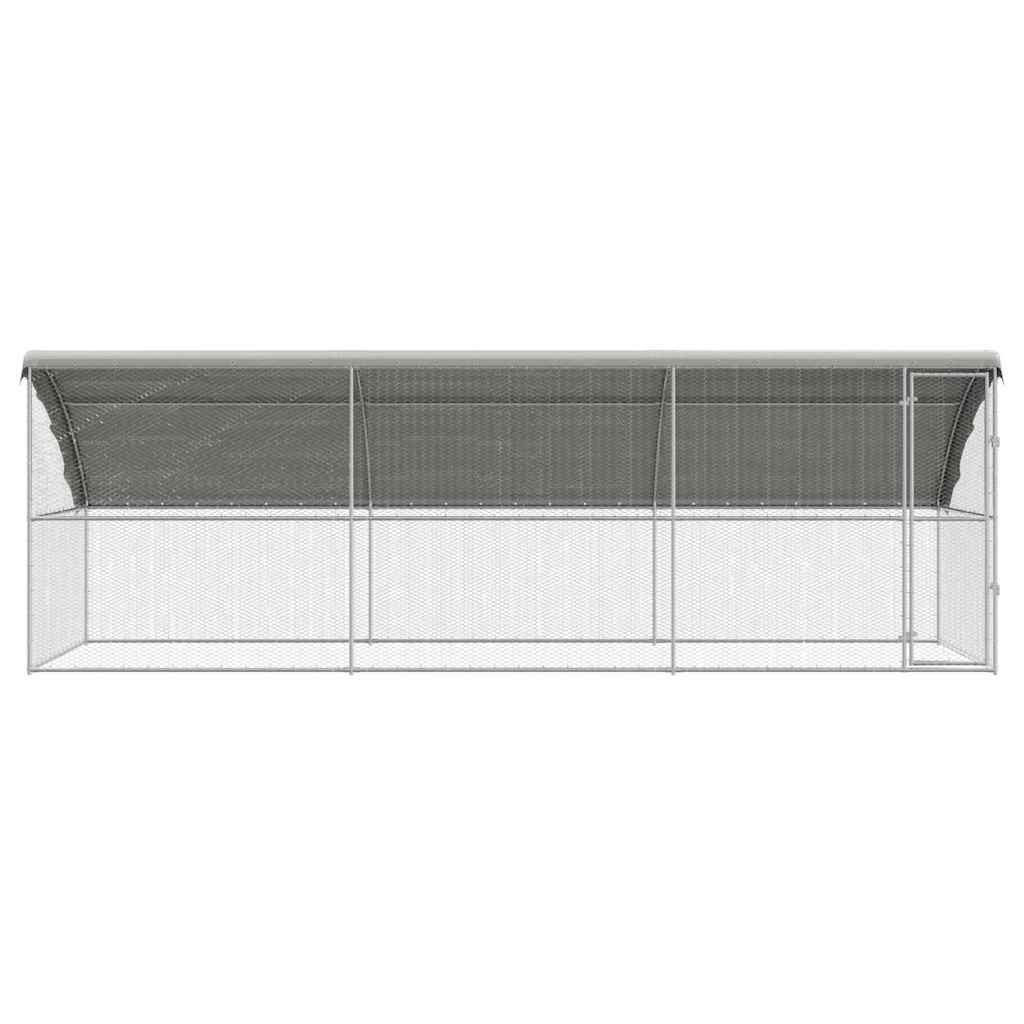 Chicken Cage Silver 600 x 200 x 198.5 cm Galvanised Steel