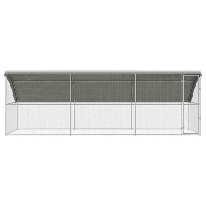 Chicken Cage Silver 600 x 200 x 198.5 cm Galvanised Steel