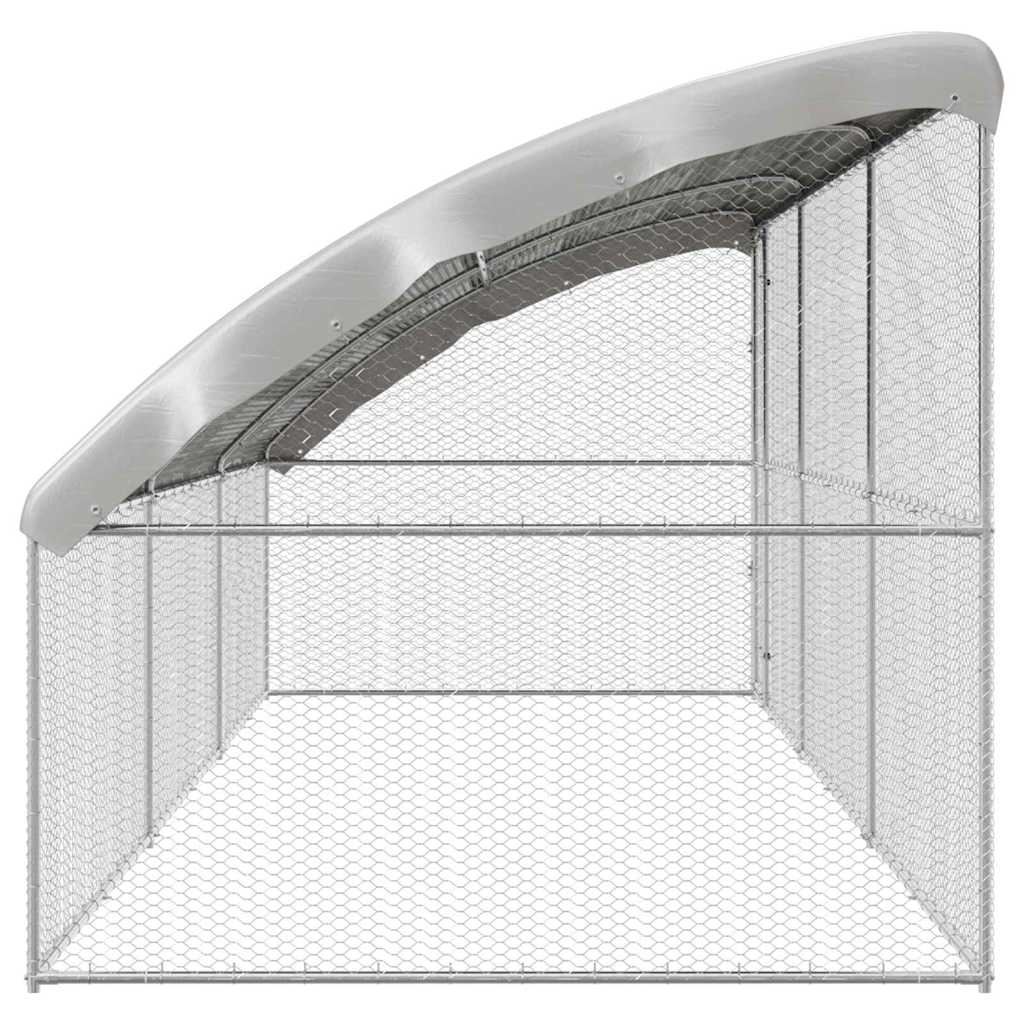 Chicken Cage Silver 600 x 200 x 198.5 cm Galvanised Steel