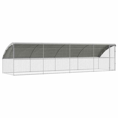 Chicken Cage Silver 800 x 200 x 198.5 cm Galvanised Steel