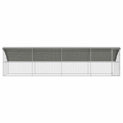 Chicken Cage Silver 800 x 200 x 198.5 cm Galvanised Steel
