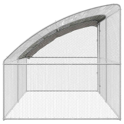 Chicken Cage Silver 400 x 200 x 198.5 cm Galvanised steel