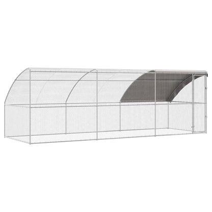 Chicken Cage Silver 600 x 200 x 198.5 cm Galvanised steel