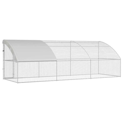 Chicken Cage Silver 600 x 200 x 198.5 cm Galvanised steel