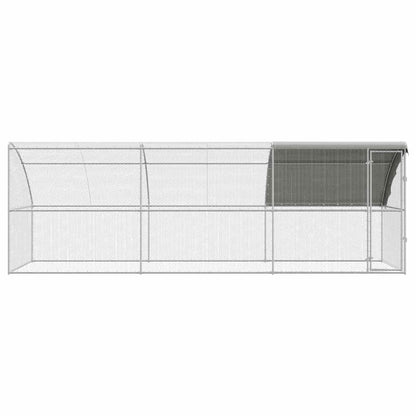 Chicken Cage Silver 600 x 200 x 198.5 cm Galvanised steel