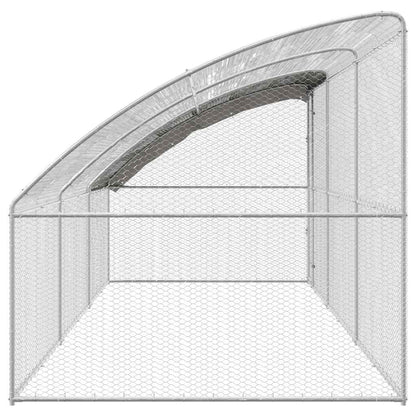 Chicken Cage Silver 600 x 200 x 198.5 cm Galvanised steel