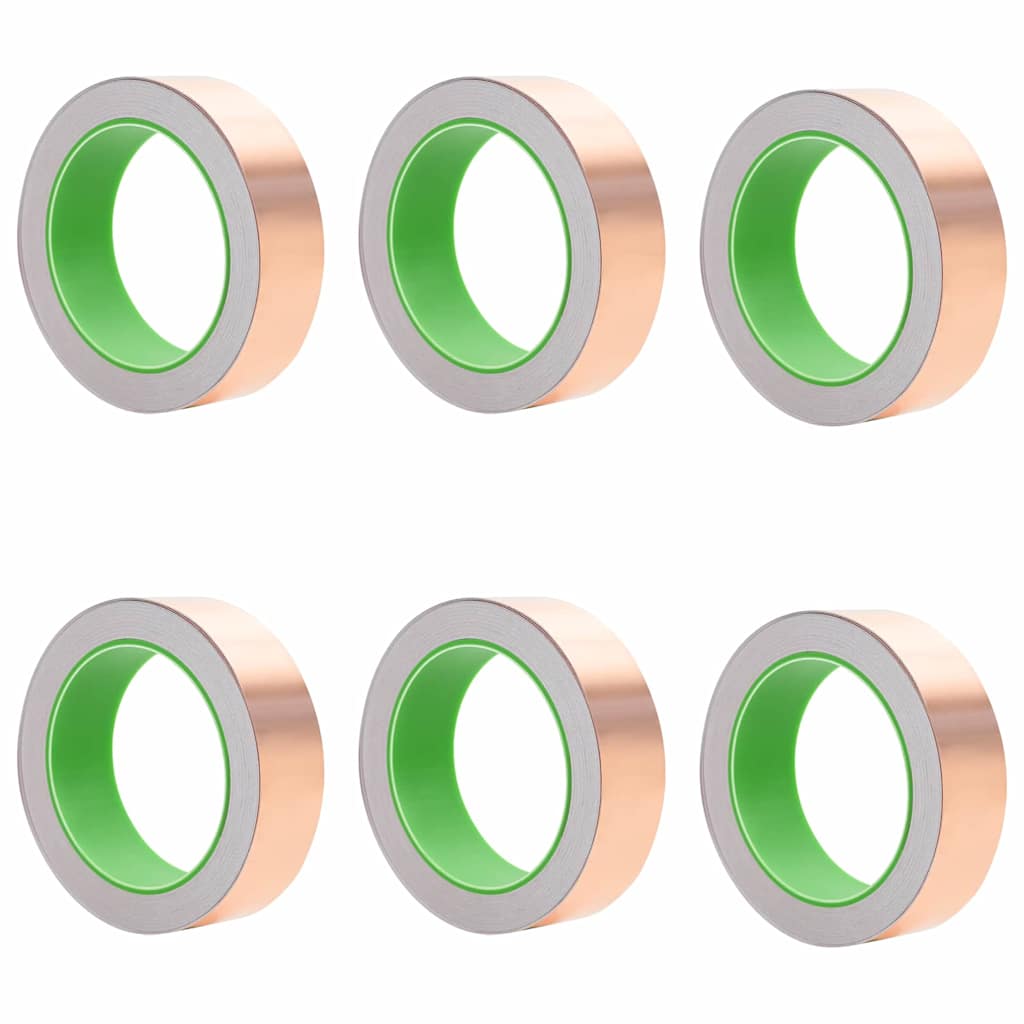 Double Sided Copper Tape 6 pcs Copper 2000 x 3 cm Copper