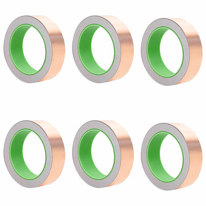 Double Sided Copper Tape 6 pcs Copper 2000 x 3 cm Copper