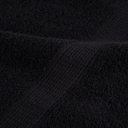 600 gsm Guest Towels SOLUND 50 pcs Black 50 x 100 cm Cotton