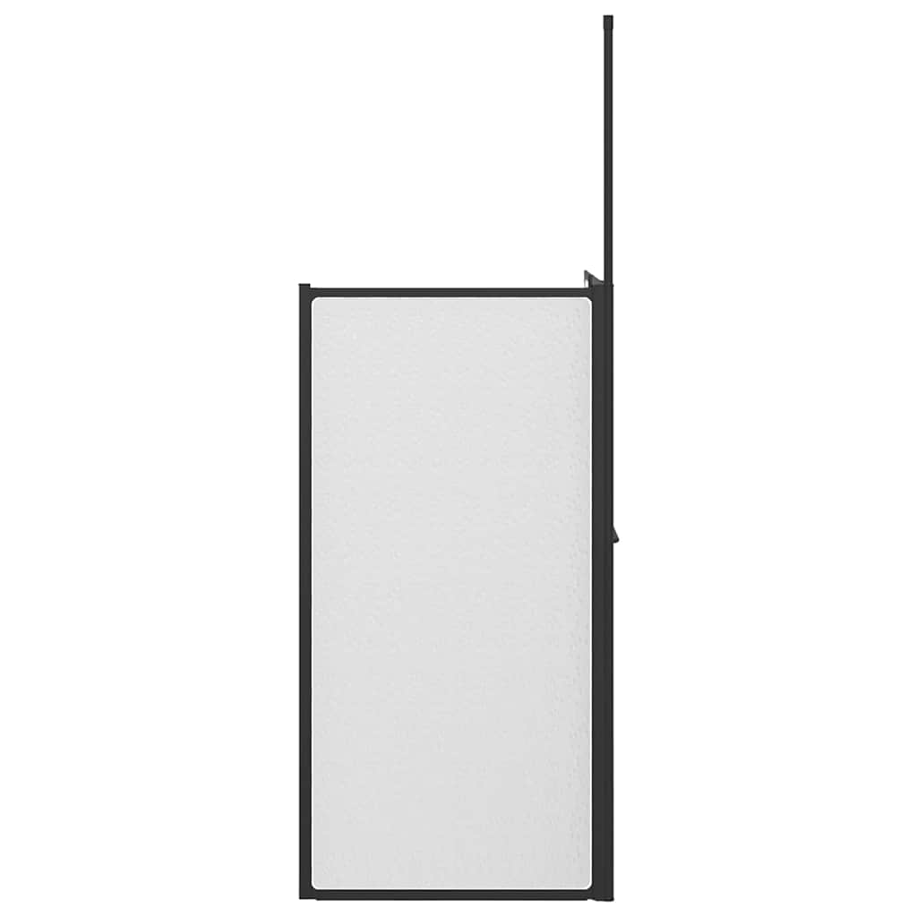 Shower Screen Folding Other Black 120 x 70 X 137 cm Aluminium