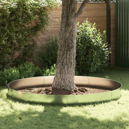 Lawn Edgings 30 pcs Silver 100 x 25 cm Galvanised steel
