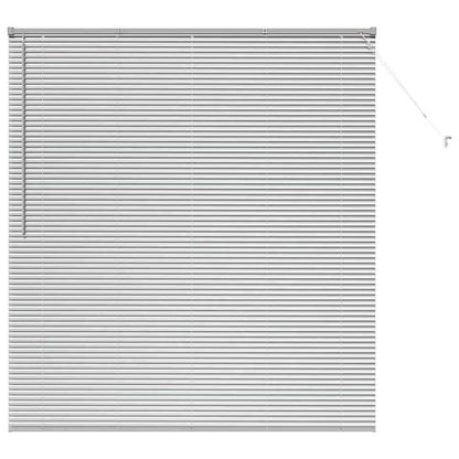 Window Blind with Curtains Manual Silver Aluminium