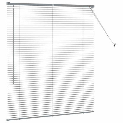 Window Blind with Curtains Manual Dark grey Aluminium