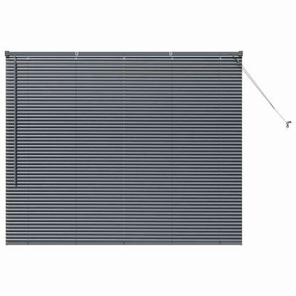 Window Blind with Curtains Manual Dark grey Aluminium