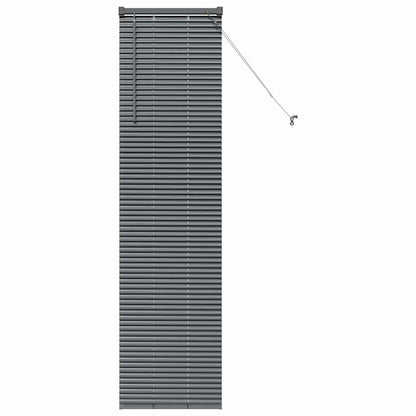 Window Blind with Curtains Manual Dark grey Aluminium