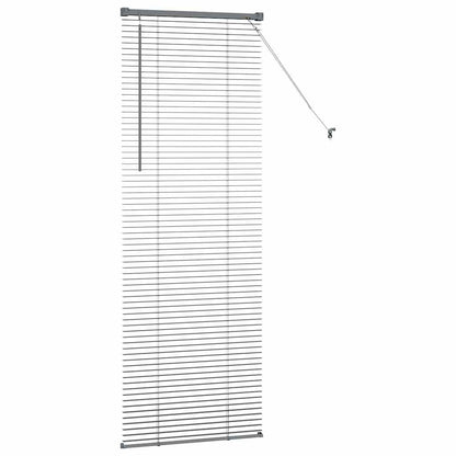 Window Blind with Curtains Manual Dark grey Aluminium