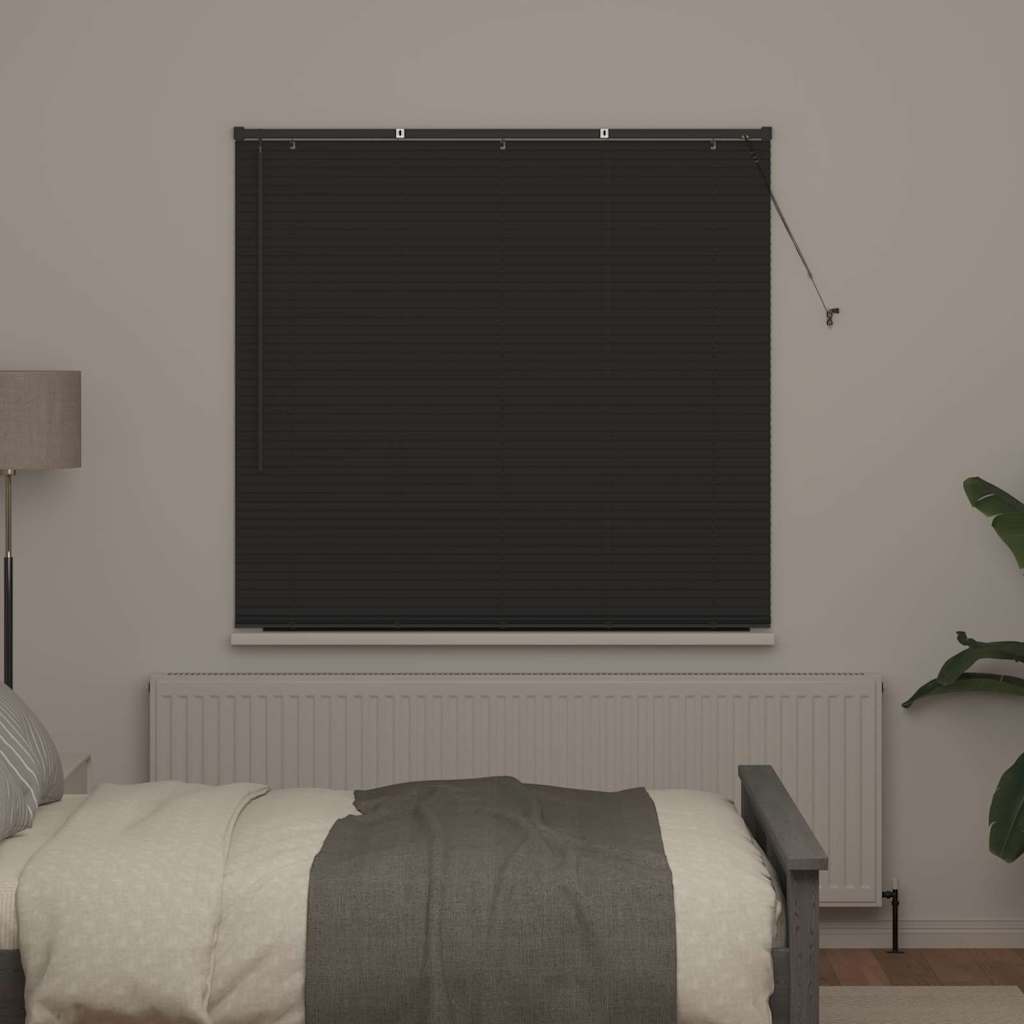 Window Blind with Curtains Manual Dark grey Aluminium