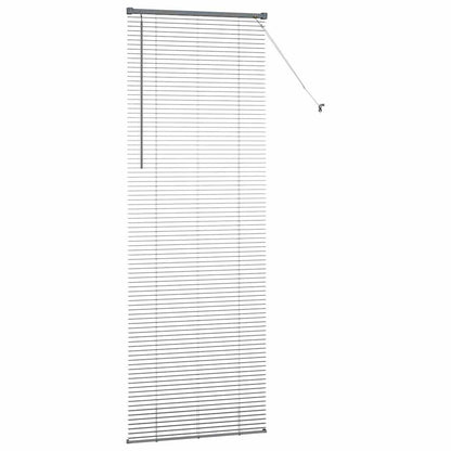 Window Blind with Curtains Manual Dark grey Aluminium