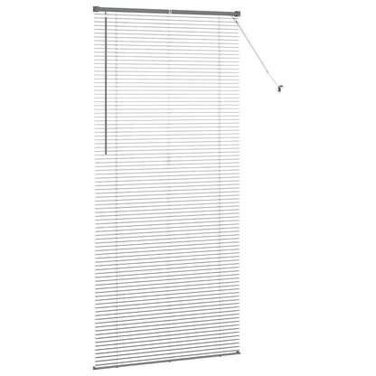 Window Blind with Curtains Manual Dark grey Aluminium
