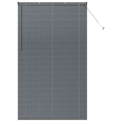 Window Blind with Curtains Manual Dark grey Aluminium
