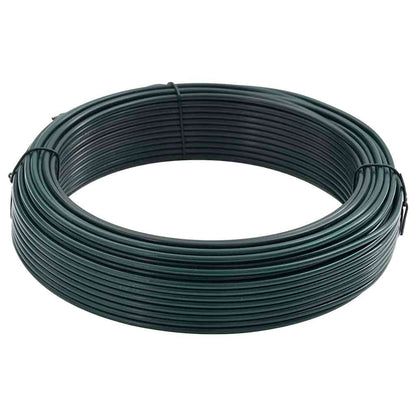 Fence Binding Wire Green 80 m PVC-coated steel