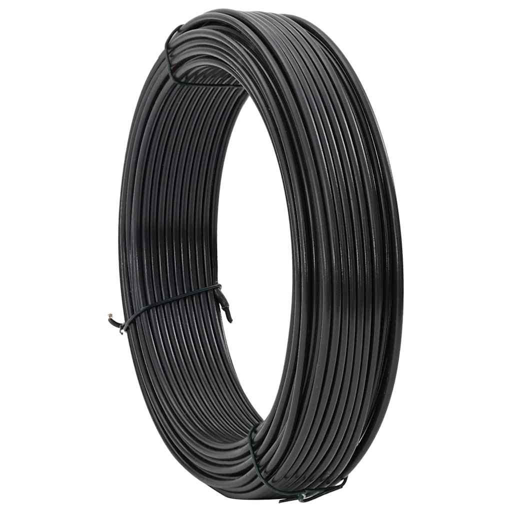 Fence Binding Wire Anthracite 33 m PVC-coated steel