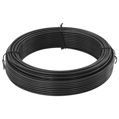 Fence Binding Wire Anthracite 80 m PVC-coated steel