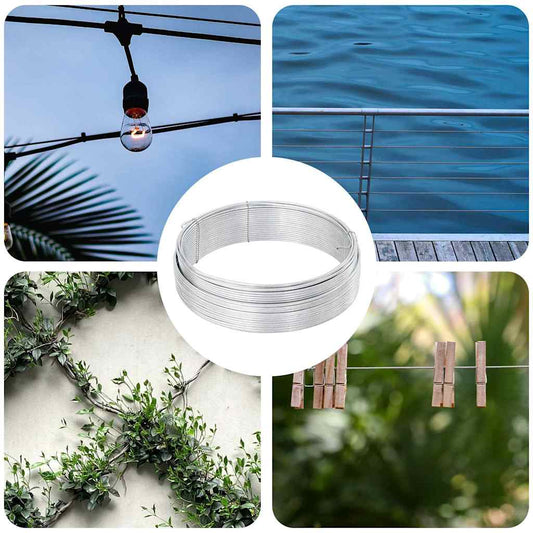 Fence Binding Wire Silver 25 m Hot-dip galvanised steel