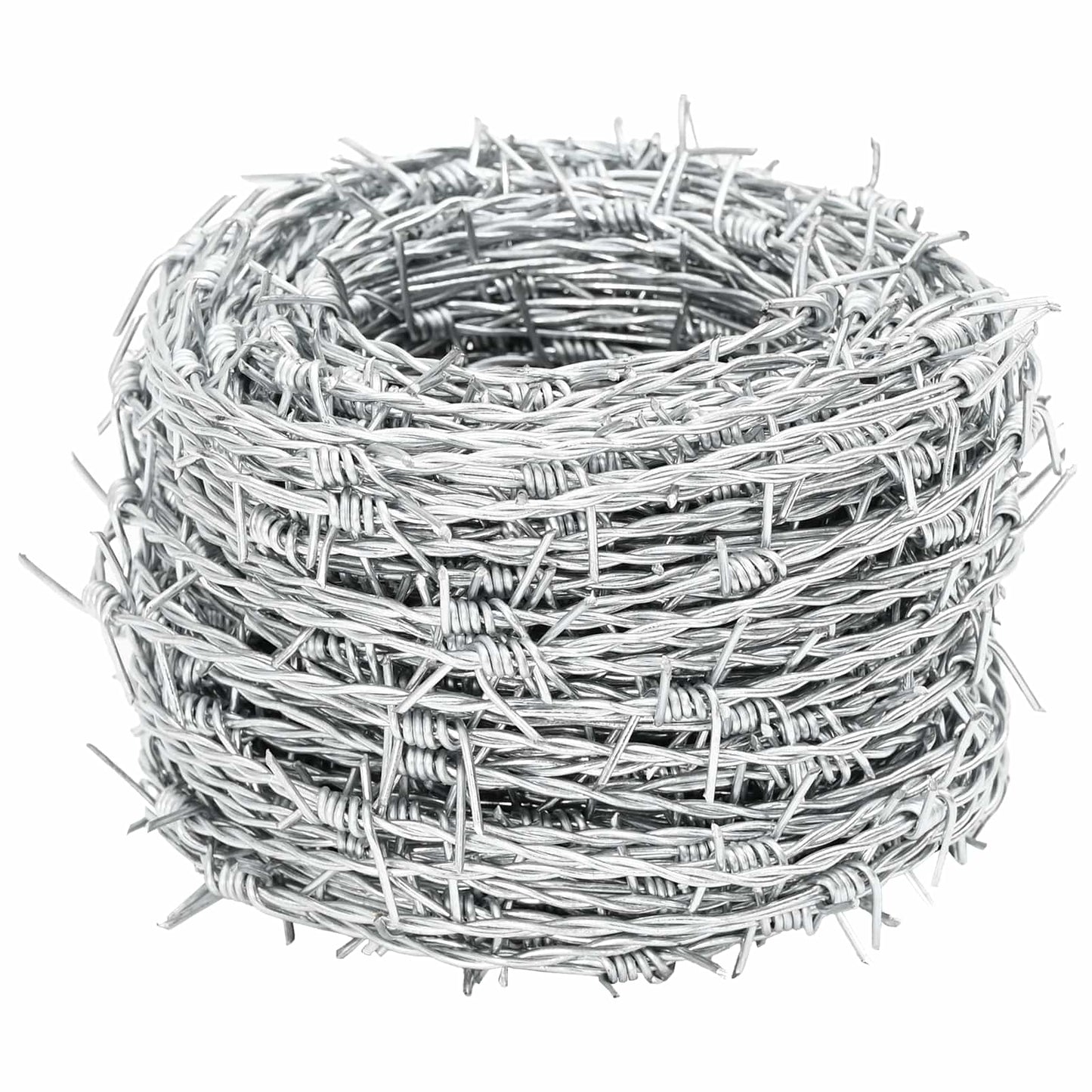 Barbed Wire Silver 100 m Hot-dip Galvanised Steel