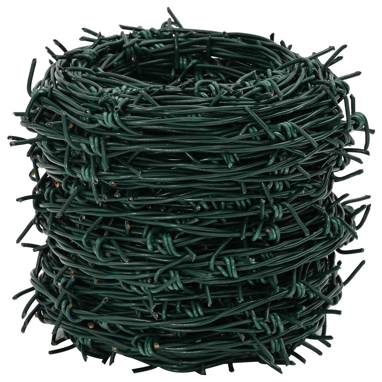 Barbed Wire Green 50 m PVC-coated Steel